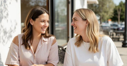 two friends having an honest conversation